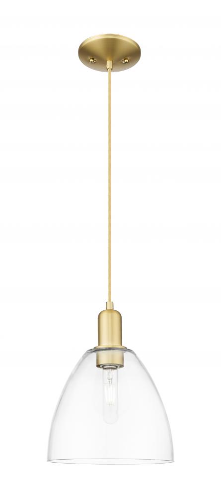 Bristol - 1 Light - 9 inch - Satin Gold - Cord hung - Mini Pendant