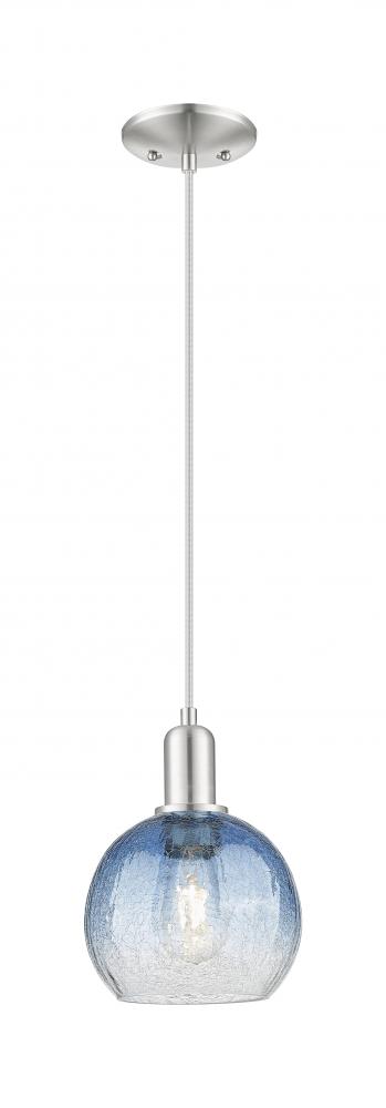 Brookhaven Globe - 1 Light - 6 inch - Brushed Satin Nickel - Cord hung - Mini Pendant