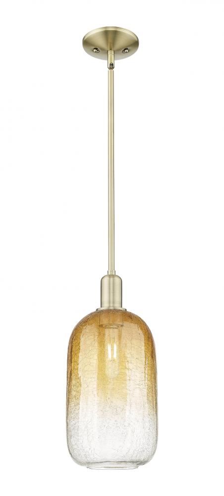 Brookhaven Cloche - 1 Light - 6 inch - Antique Brass - Mini Pendant