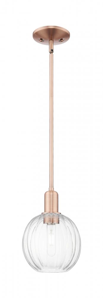 Preston Globe - 1 Light - 6 inch - Antique Copper - Mini Pendant