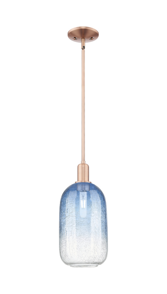 Brookhaven Cloche - 1 Light - 6 inch - Antique Copper - Mini Pendant
