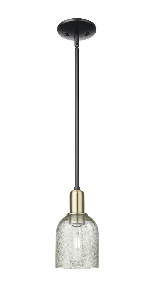 Caledonia - 1 Light - 5 inch - Black Antique Brass - Stem hung - Mini Pendant