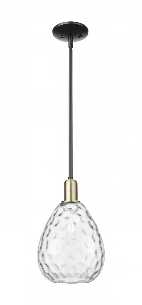 Waverly - 1 Light - 8 inch - Black Antique Brass - Stem hung - Mini Pendant