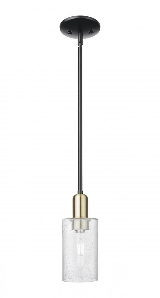 Clymer - 1 Light - 4 inch - Black Antique Brass - Stem hung - Mini Pendant