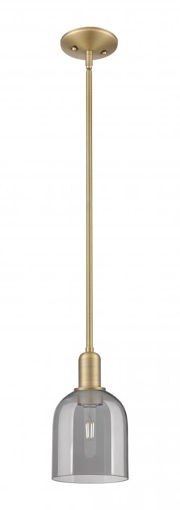 Bella - 1 Light - 6 inch - Brushed Brass - Stem hung - Mini Pendant