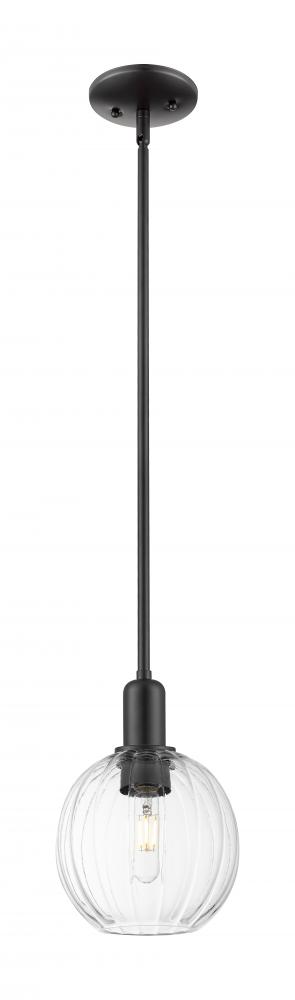 Preston Globe - 1 Light - 6 inch - Matte Black - Mini Pendant