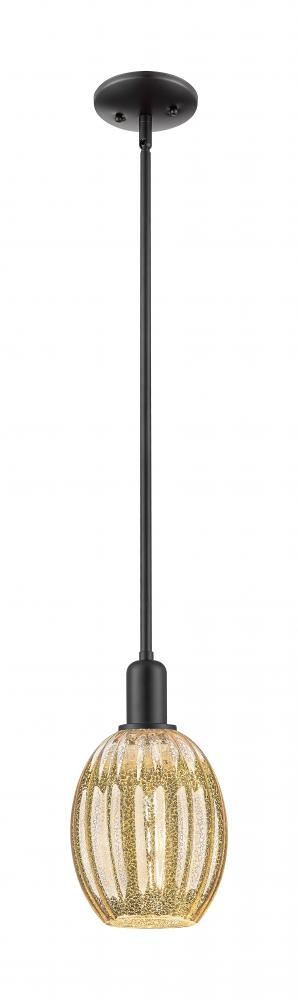 Preston Bulb - 1 Light - 6 inch - Matte Black - Mini Pendant