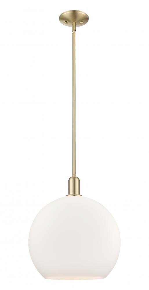 Athens - 1 Light - 14 inch - Champagne Bronze - Stem hung - Mini Pendant