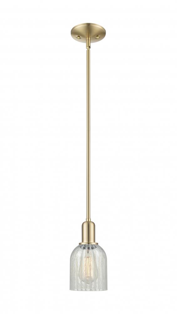 Caledonia - 1 Light - 5 inch - Champagne Bronze - Stem hung - Mini Pendant