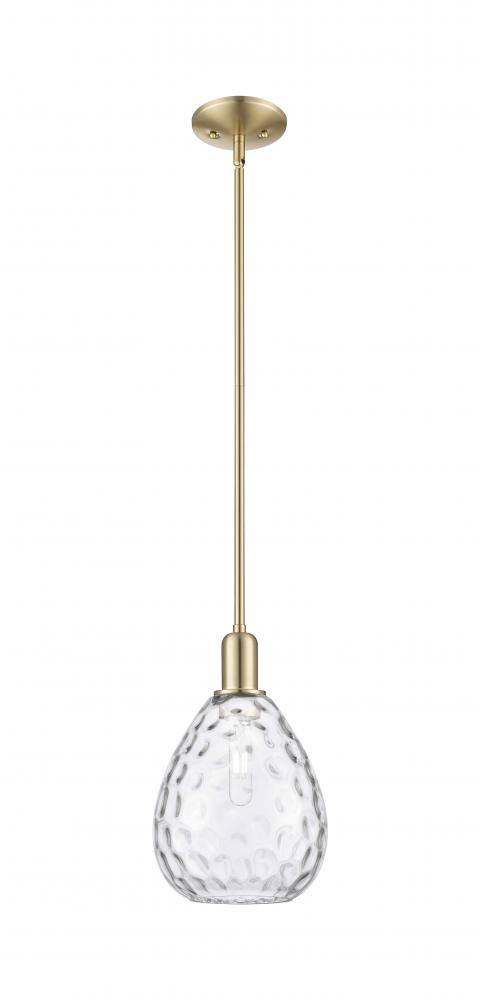 Waverly - 1 Light - 8 inch - Champagne Bronze - Stem hung - Mini Pendant