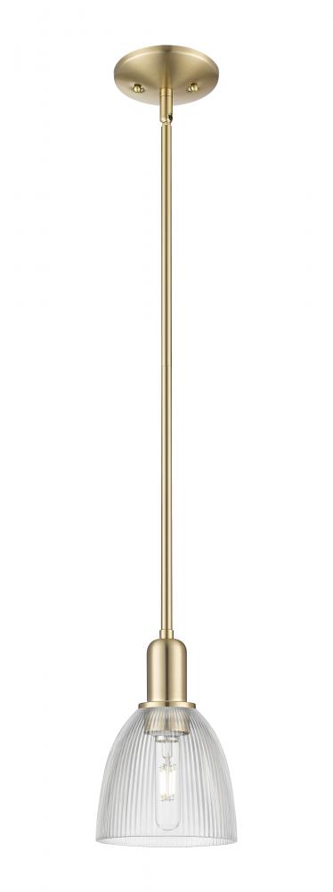 Castile - 1 Light - 6 inch - Champagne Bronze - Stem hung - Mini Pendant