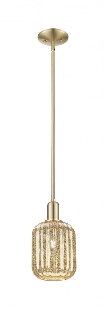 Preston Cylinder - 1 Light - 6 inch - Champagne Bronze - Mini Pendant