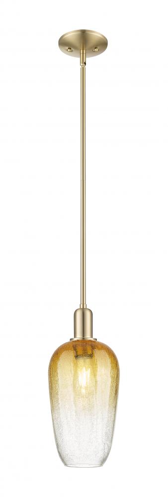 Brookhaven Flute - 1 Light - 6 inch - Champagne Bronze - Mini Pendant