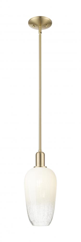 Brookhaven Flute - 1 Light - 6 inch - Champagne Bronze - Mini Pendant