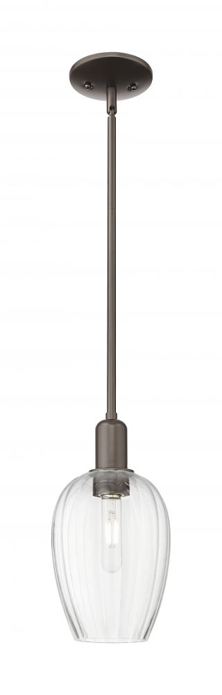 Preston Flute - 1 Light - 6 inch - Oil Rubbed Bronze - Mini Pendant