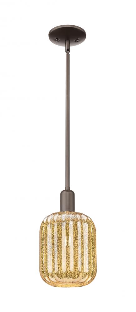 Preston Cylinder - 1 Light - 6 inch - Oil Rubbed Bronze - Mini Pendant