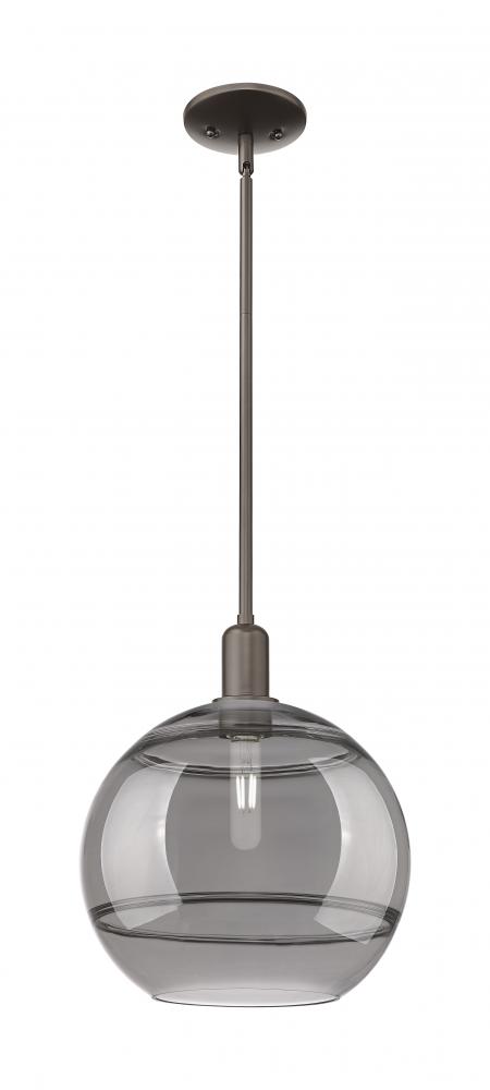 Rochester - 1 Light - 12 inch - Oil Rubbed Bronze - Stem hung - Mini Pendant