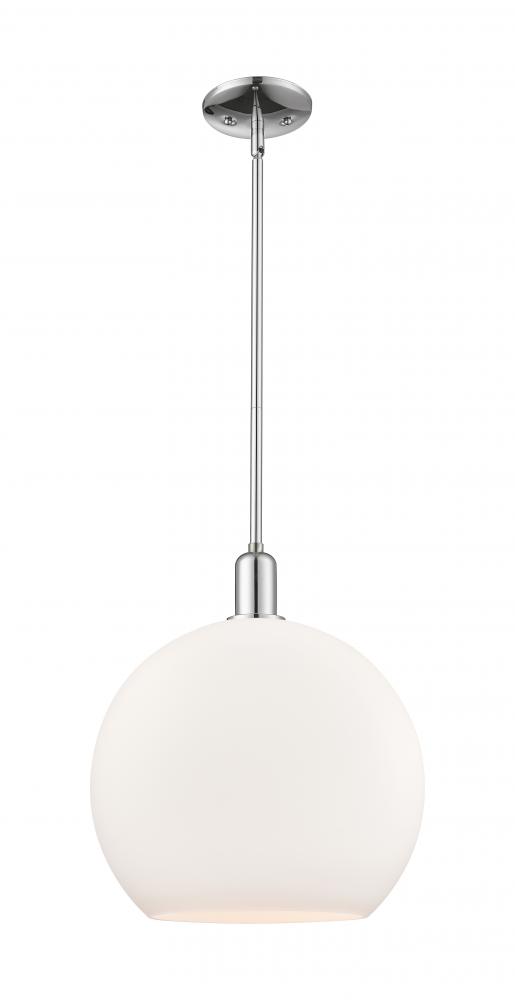 Athens - 1 Light - 14 inch - Polished Chrome - Stem hung - Mini Pendant