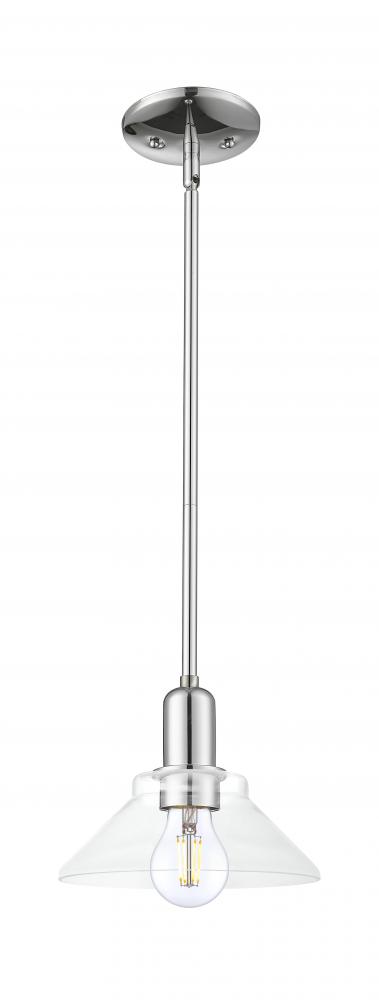 Orwell - 1 Light - 8 inch - Polished Chrome - Stem hung - Mini Pendant