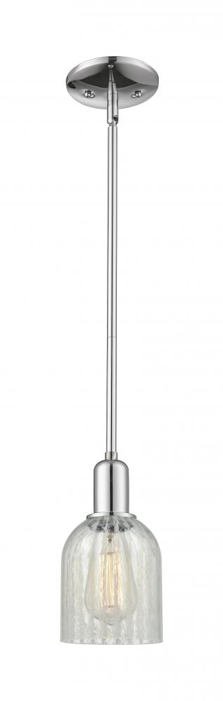 Caledonia - 1 Light - 5 inch - Polished Chrome - Stem hung - Mini Pendant