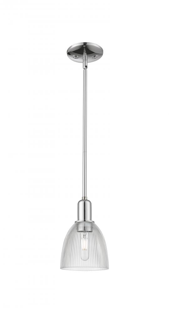 Castile - 1 Light - 6 inch - Polished Chrome - Stem hung - Mini Pendant