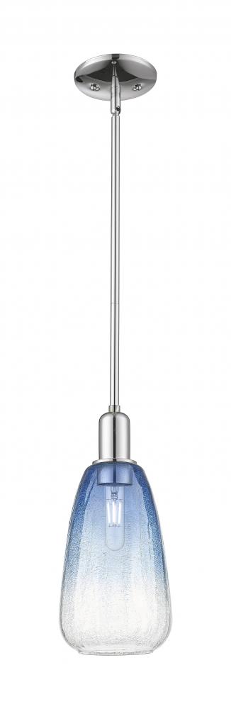 Brookhaven Almond - 1 Light - 6 inch - Polished Chrome - Mini Pendant