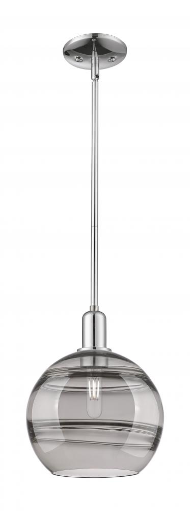 Rochester - 1 Light - 10 inch - Polished Chrome - Stem hung - Mini Pendant