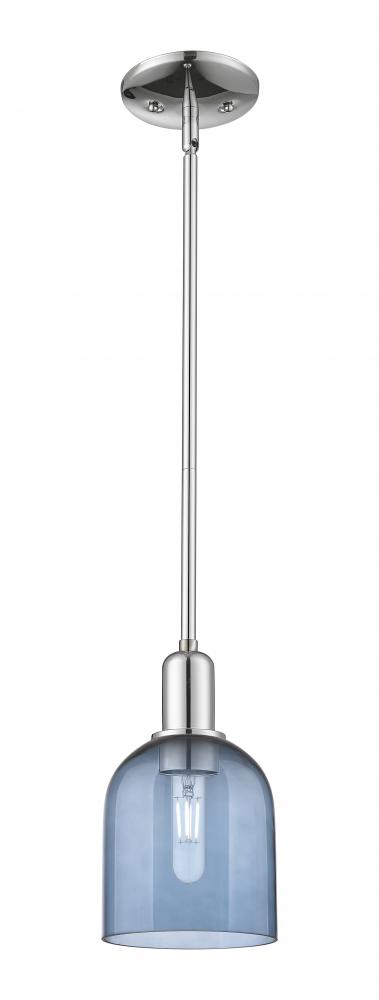 Bella - 1 Light - 6 inch - Polished Chrome - Stem hung - Mini Pendant