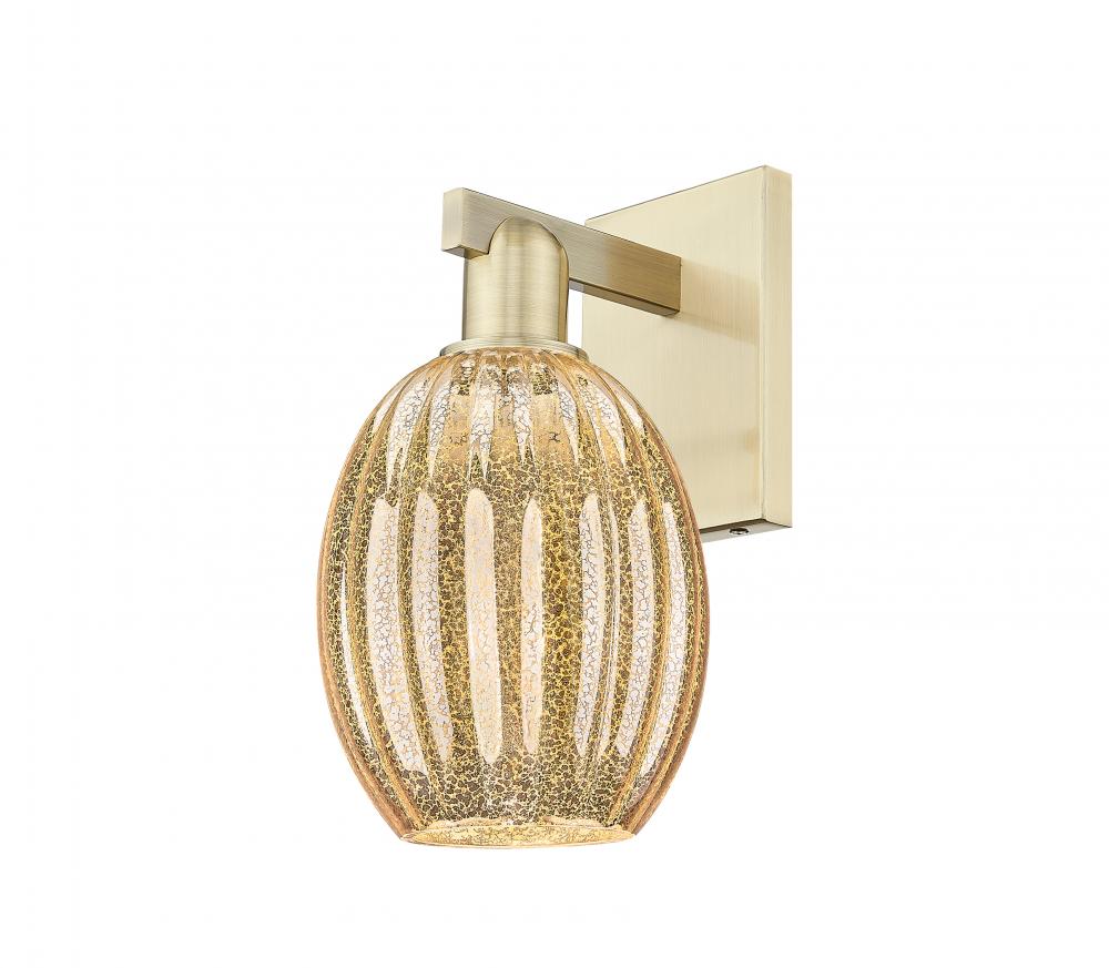 Preston Bulb - 1 Light - 6 inch - Antique Brass - Sconce