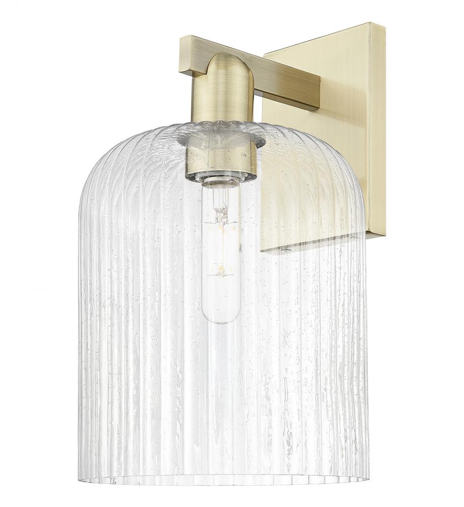 Bridal Veil - 1 Light - 8 inch - Antique Brass - Sconce