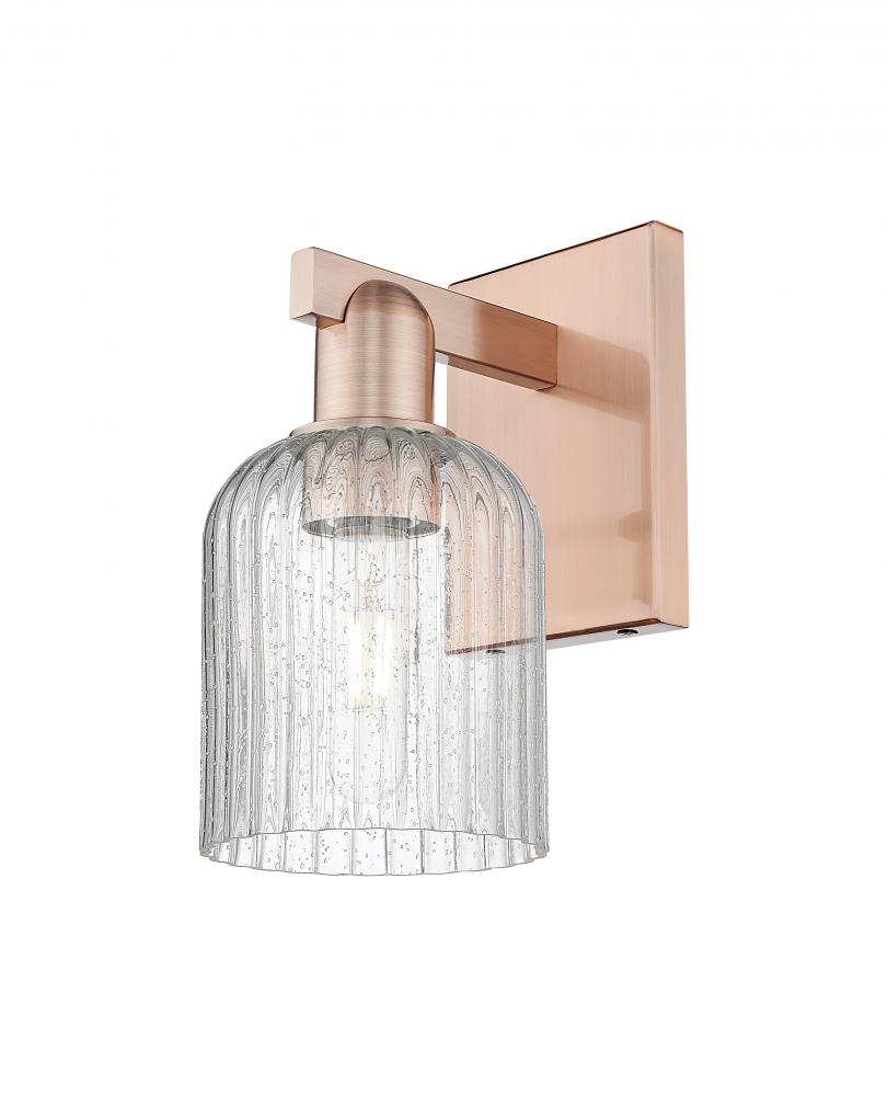 Bridal Veil - 1 Light - 6 inch - Antique Copper - Sconce