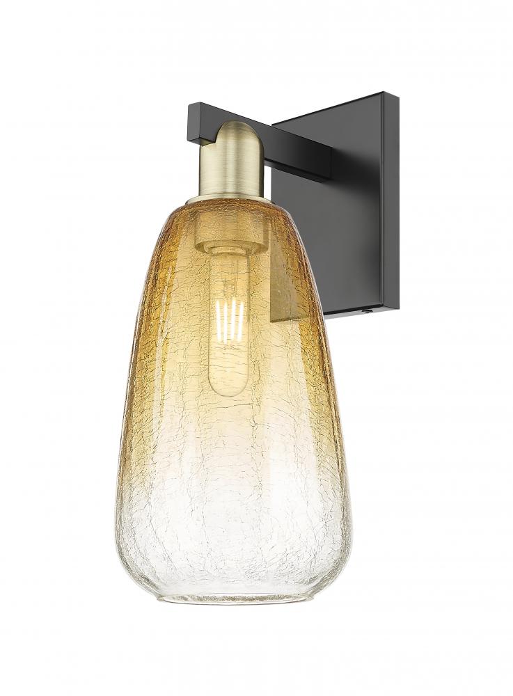 Brookhaven Almond - 1 Light - 6 inch - Black Antique Brass - Sconce