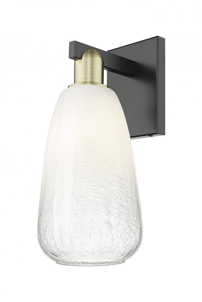 Brookhaven Almond - 1 Light - 6 inch - Black Antique Brass - Sconce