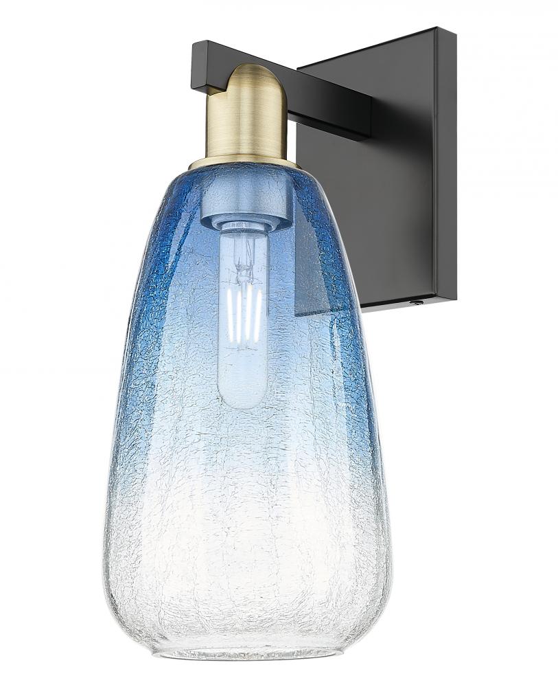 Brookhaven Almond - 1 Light - 6 inch - Black Antique Brass - Sconce