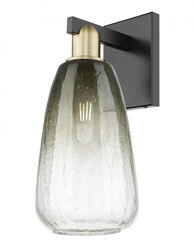 Brookhaven Almond - 1 Light - 6 inch - Black Antique Brass - Sconce