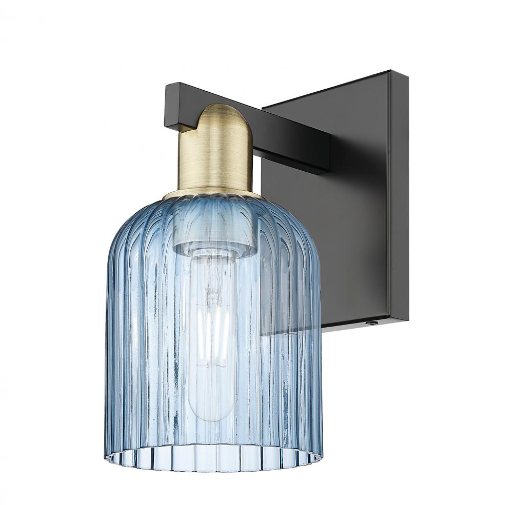 Bridal Veil - 1 Light - 6 inch - Black Antique Brass - Sconce