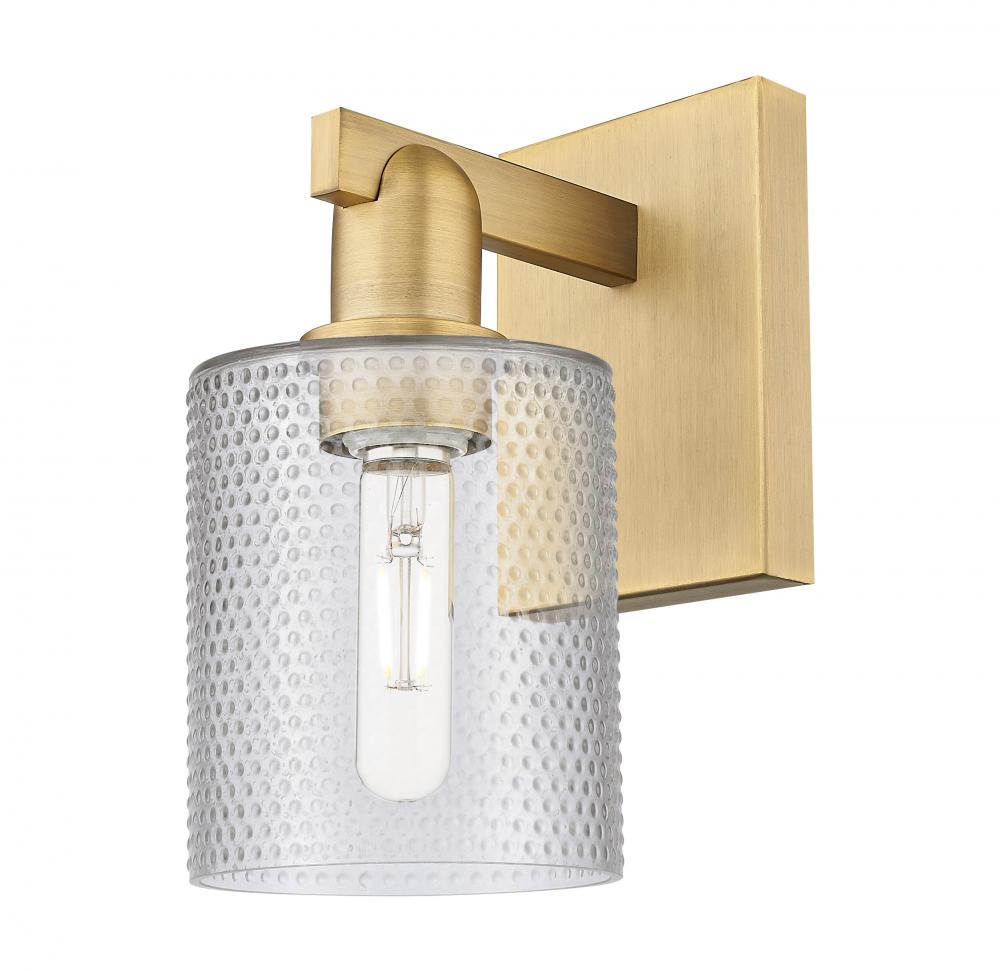 Cobbleskill - 1 Light - 5 inch - Brushed Brass - Sconce
