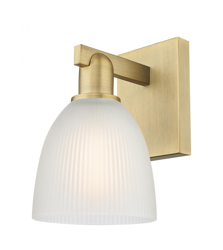 Castile - 1 Light - 6 inch - Brushed Brass - Sconce