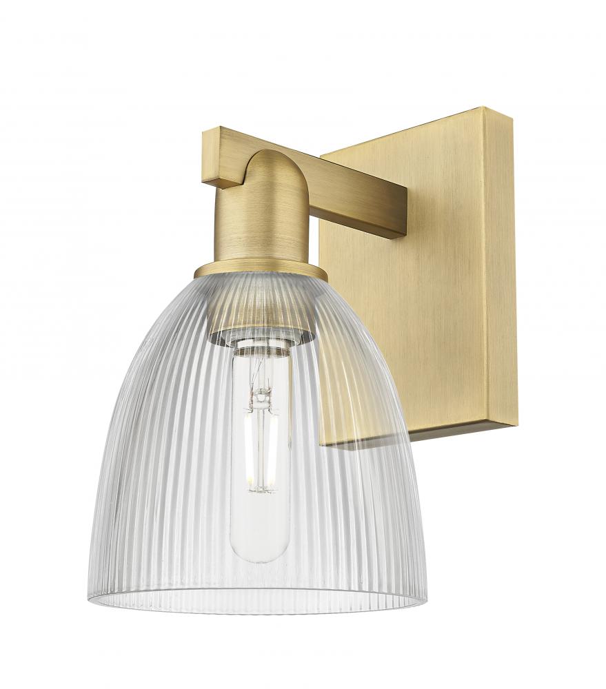 Castile - 1 Light - 6 inch - Brushed Brass - Sconce