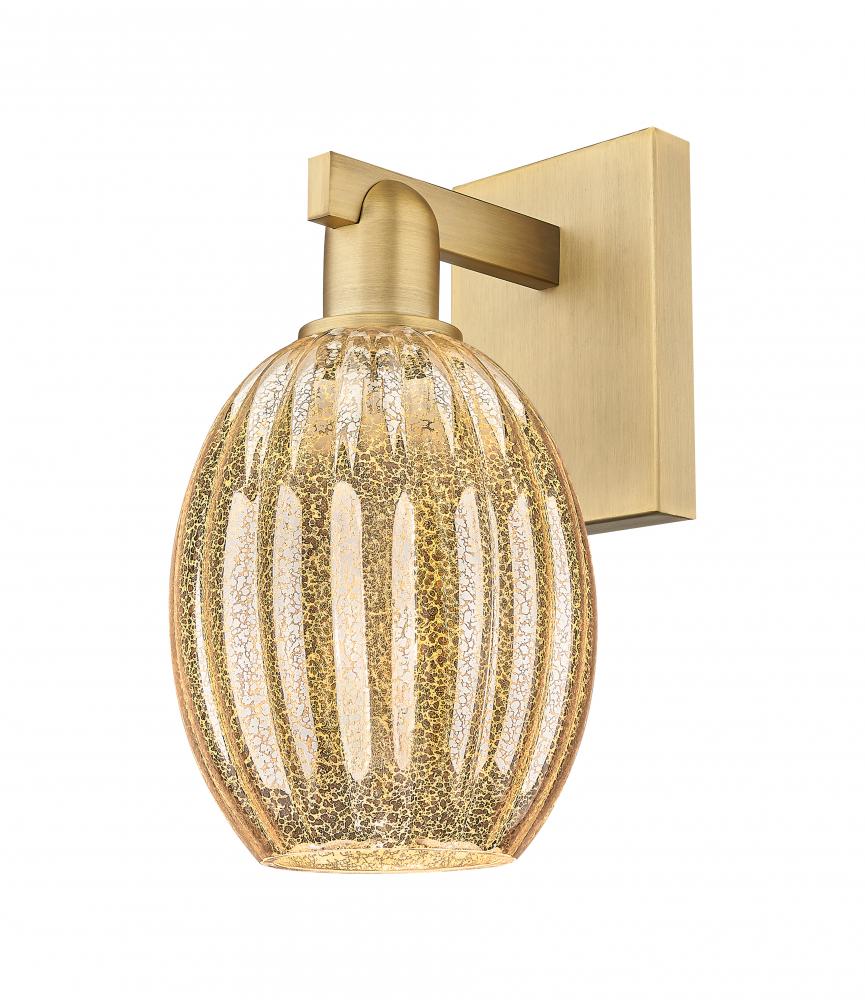 Preston Bulb - 1 Light - 6 inch - Brushed Brass - Sconce