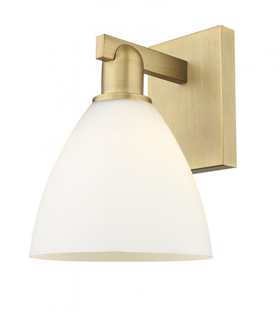 Bristol - 1 Light - 8 inch - Brushed Brass - Sconce