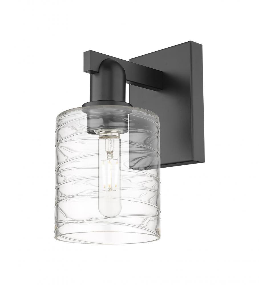 Cobbleskill - 1 Light - 5 inch - Matte Black - Sconce