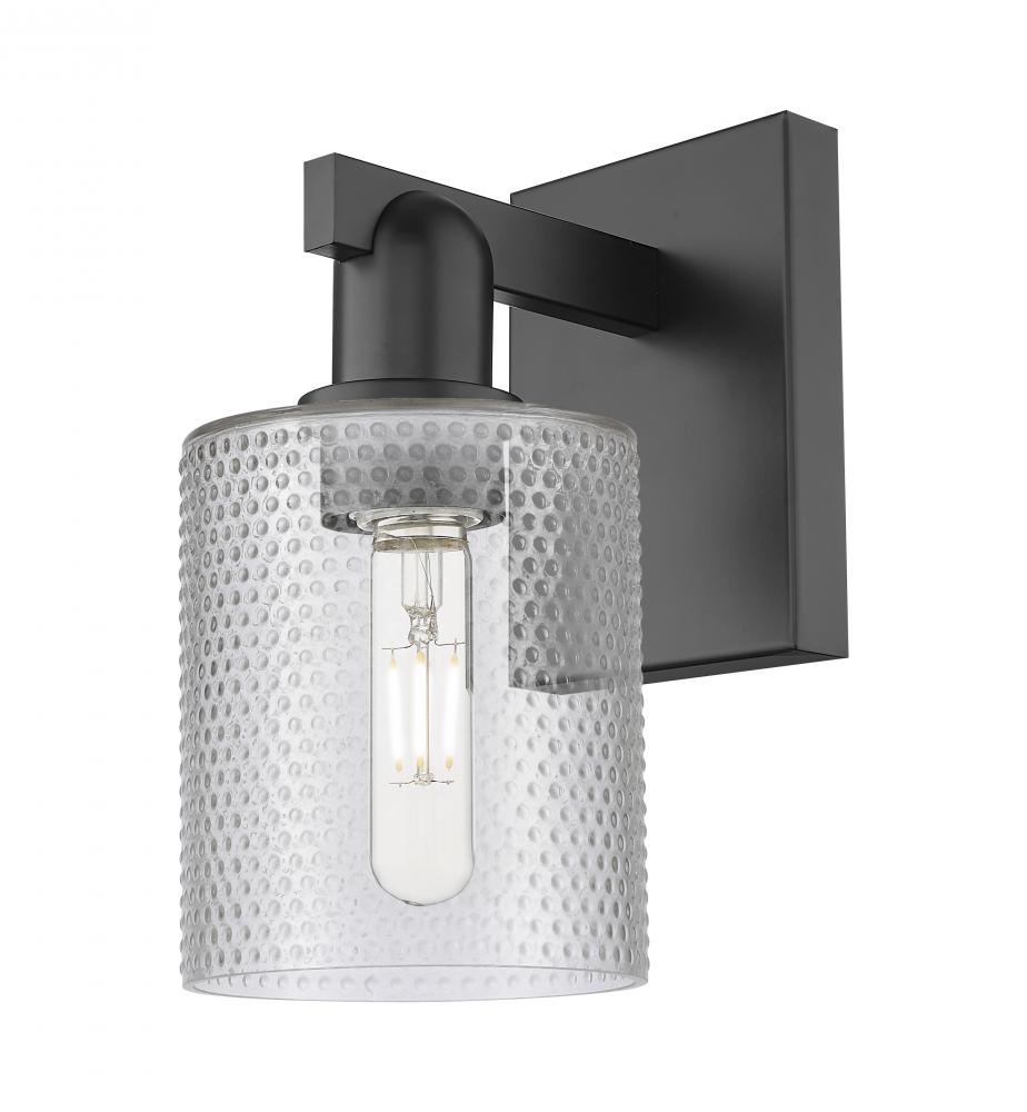 Cobbleskill - 1 Light - 5 inch - Matte Black - Sconce