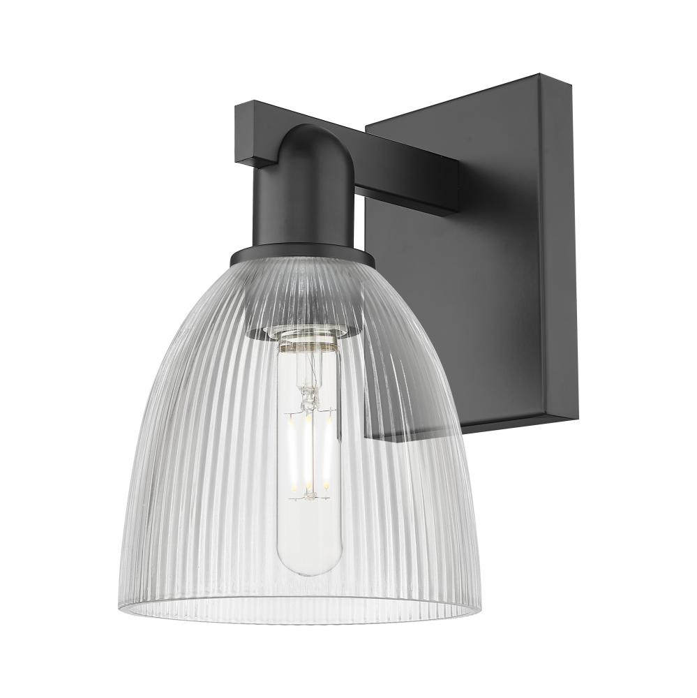 Castile - 1 Light - 6 inch - Matte Black - Sconce