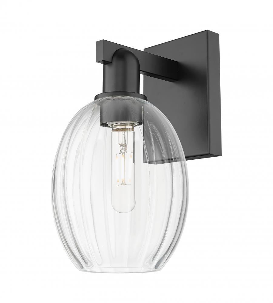 Preston Bulb - 1 Light - 6 inch - Matte Black - Sconce