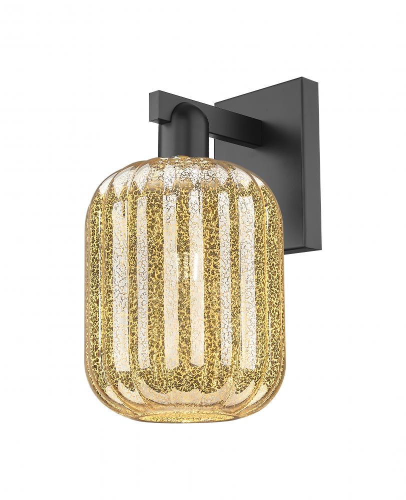 Preston Cylinder - 1 Light - 6 inch - Matte Black - Sconce