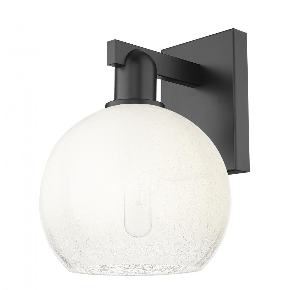 Brookhaven Globe - 1 Light - 6 inch - Matte Black - Sconce