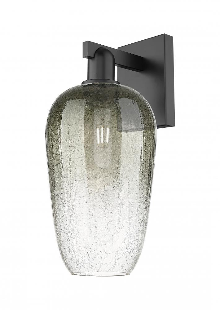 Brookhaven Flute - 1 Light - 6 inch - Matte Black - Sconce