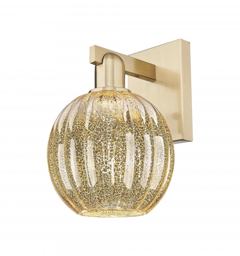 Preston Globe - 1 Light - 6 inch - Champagne Bronze - Sconce