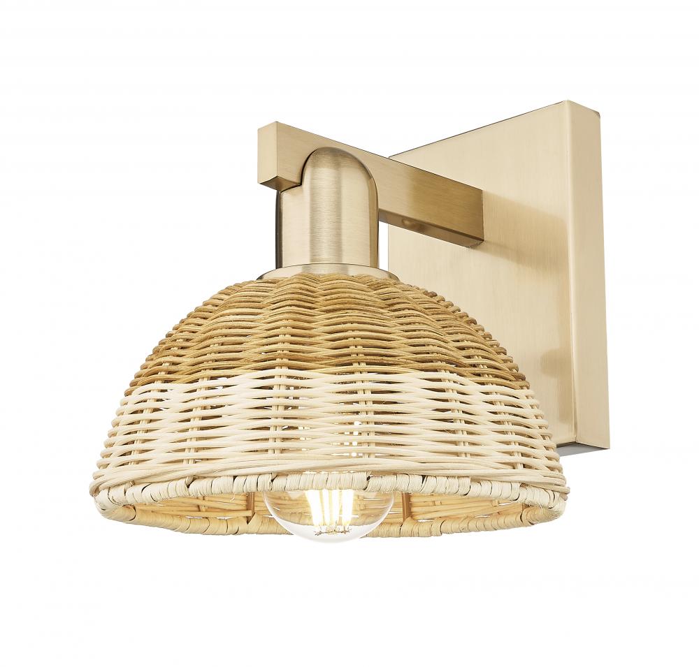 Natural Ballston Dome - 1 Light - 6 inch - Champagne Bronze - Sconce